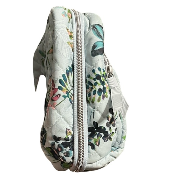Vera Bradley Quilted Floral Lay Flat Cosmetic Bag - Mayfair in Bloom - Picture 4 of 7